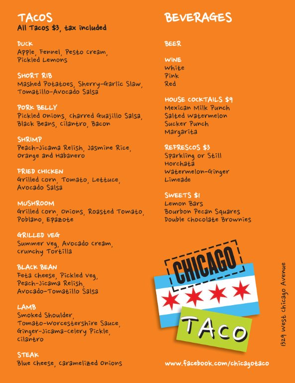 Chicago Taco Yes, This Place Used To Be West Town Tavern Chicago